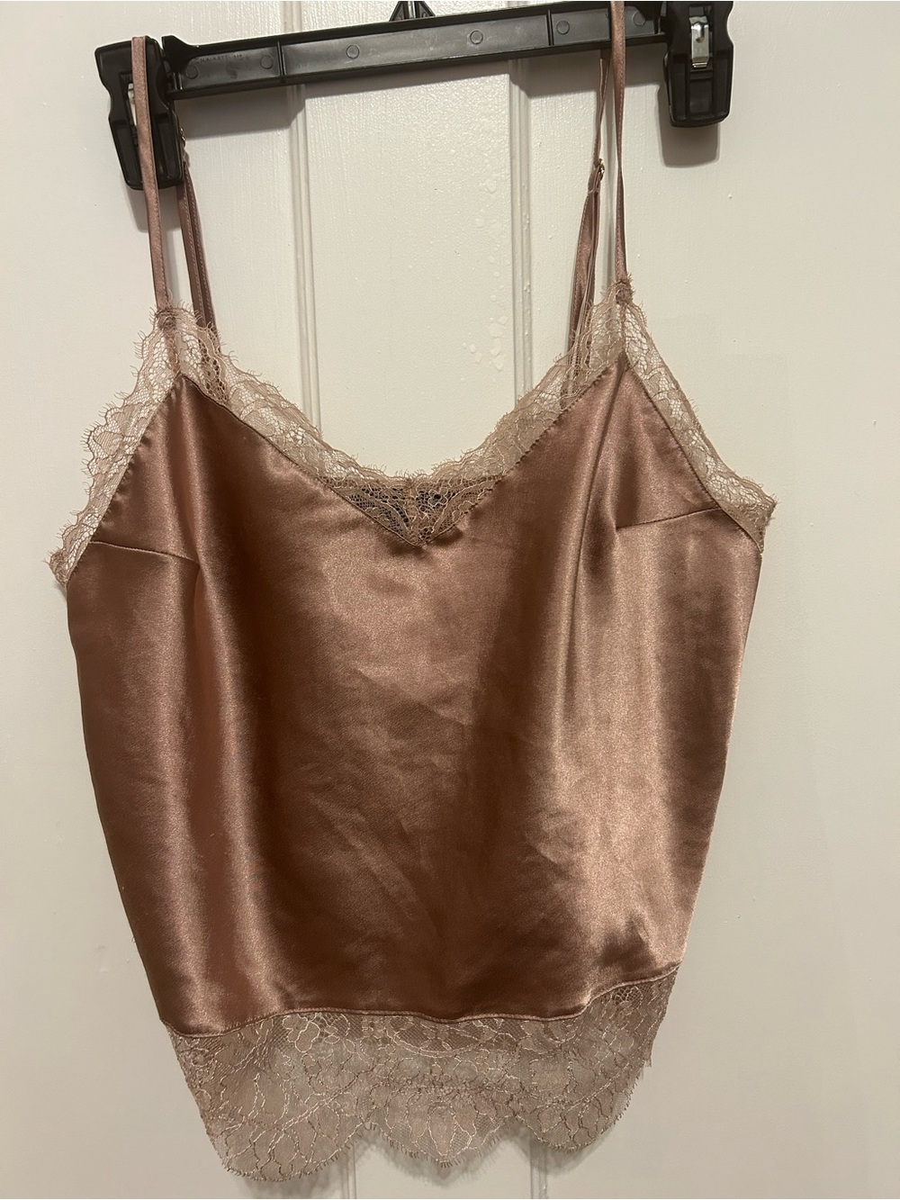 Victoria's Secret Satin Lace Cami - Dusty Rose